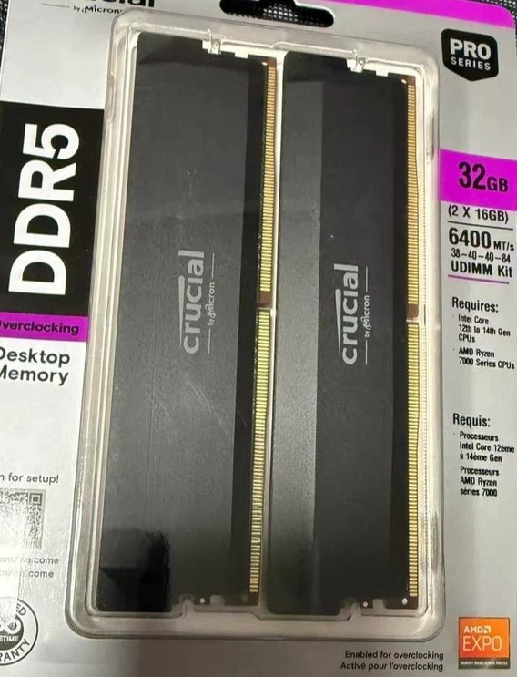 Ddr5 Memory - 32GB DDR5 6000MHz RAM Kit, 16GB
