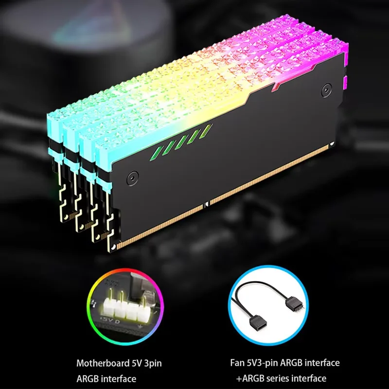 PC Memory Heatsink RM-1 RAM Co - Ddr5 Rgb Ram review and price