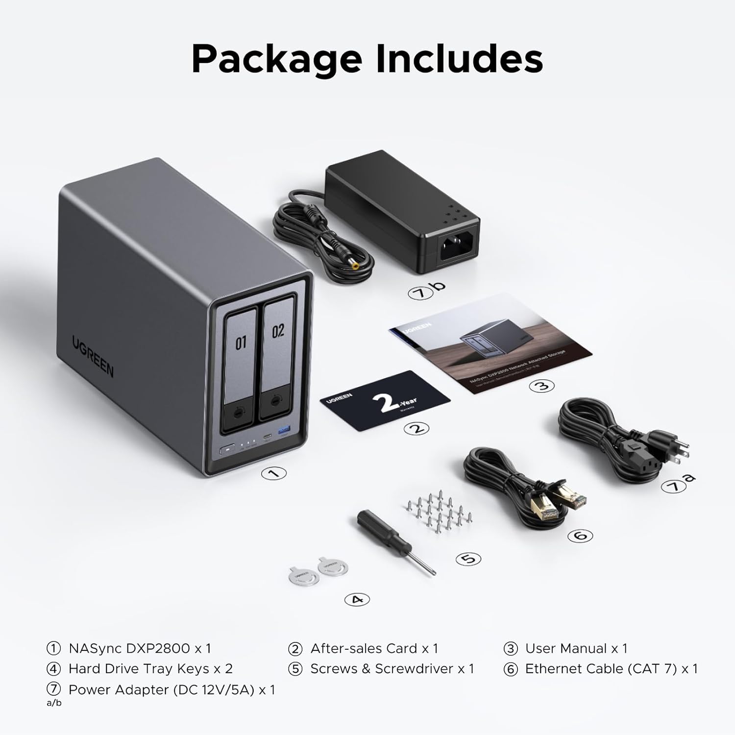 UGREEN NAS DXP2800 2 Bay Deskt - Ddr5 8Gb review and price