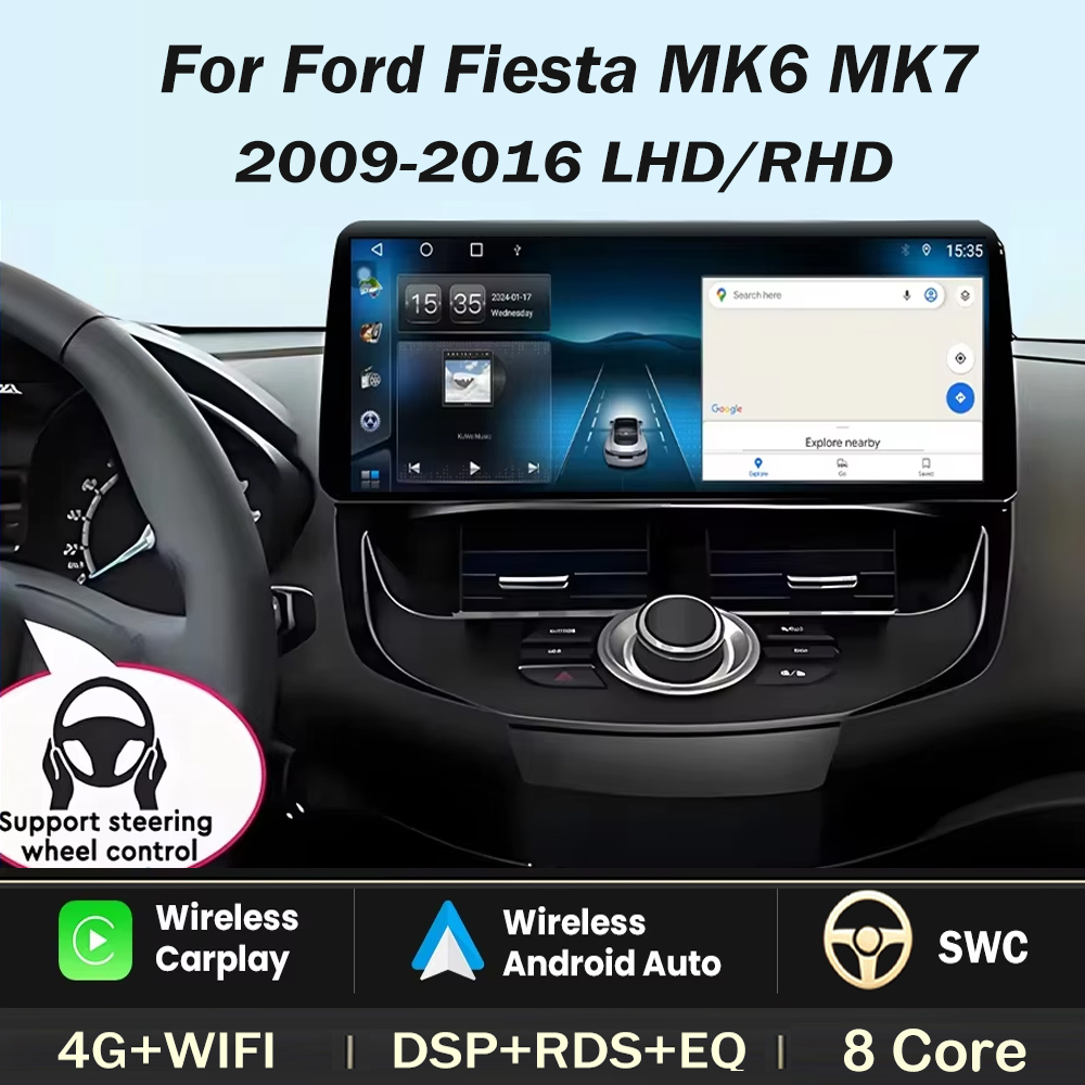 12.3 inch For Ford Fiesta MK6  - Ddr5 8Gb review and price