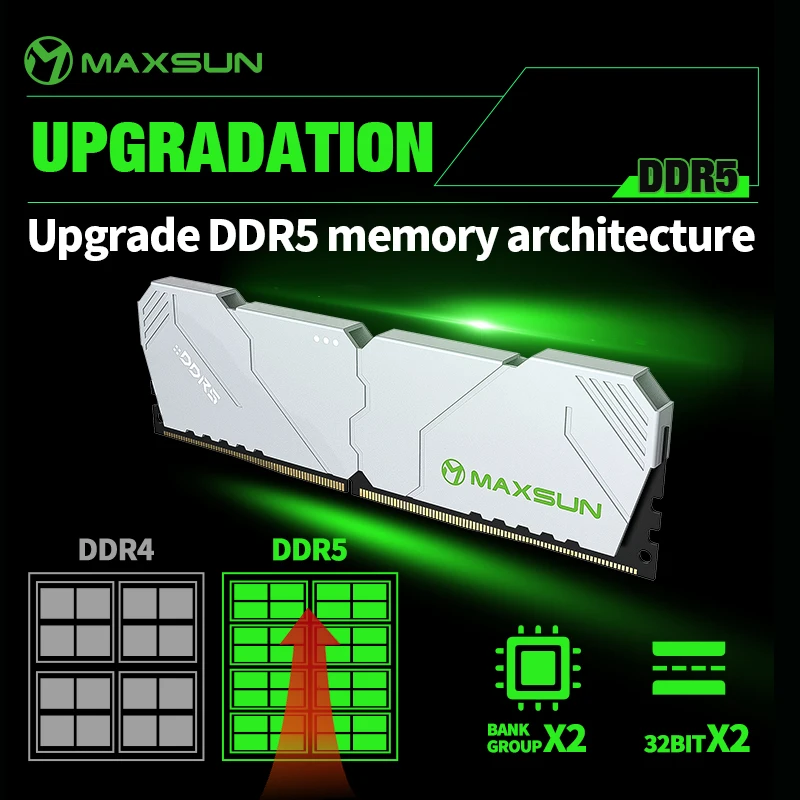 MAXSUN Heatsink Memoria RAM DD - Ddr5 16Gb 6000Mhz review and price