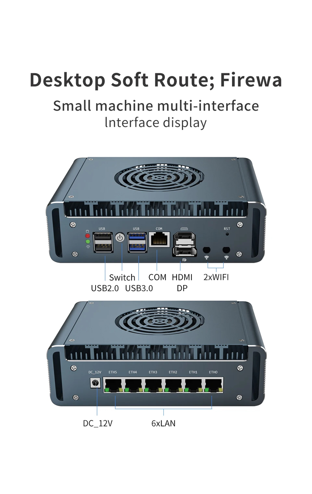 Fanless Firewall Router 12th G - Ddr5 64Gb review and price