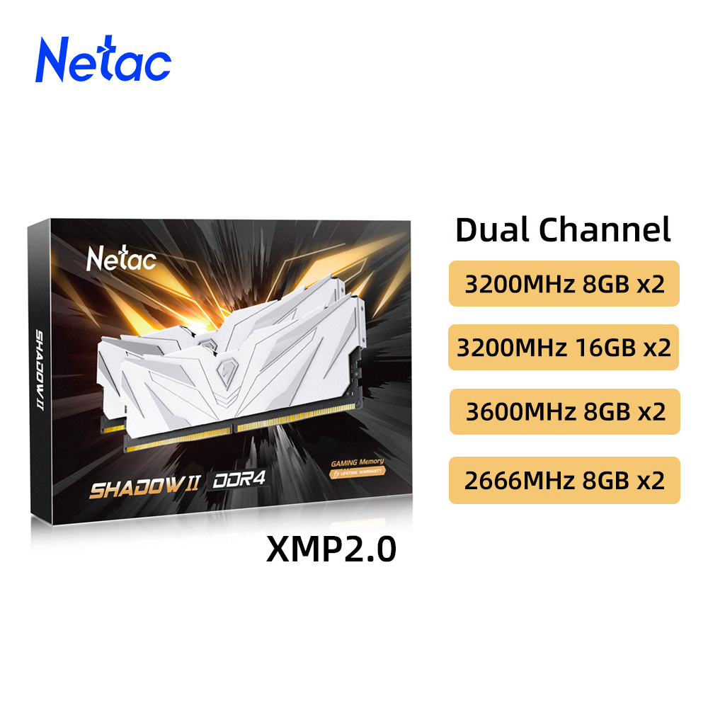 Netac Ram Memory DDR4 8GBX2 16 - Ddr5 Rgb Ram review and price