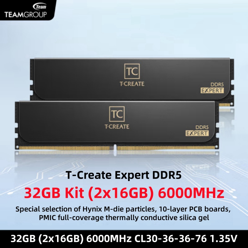 TEAMGROUP T-Create Expert CL30 - Ddr5 Ram review and price