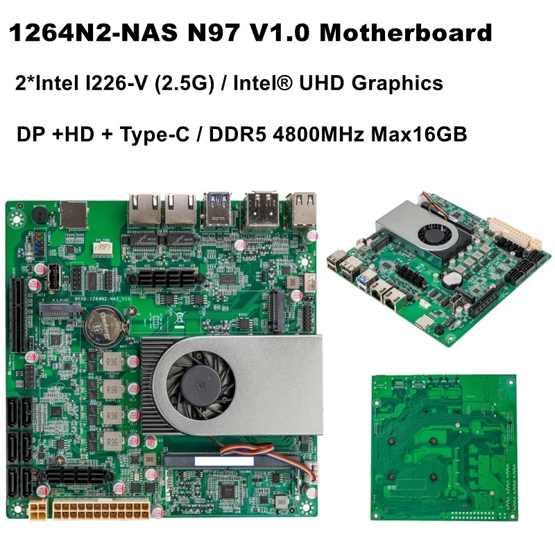 2*Intel I226 V 2.5G 1264N2 NAS - Ddr5 4800Mhz review and price
