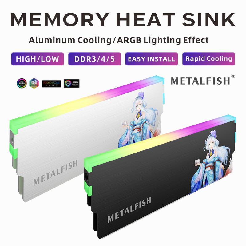 METALFISH DRAM Heatsink 5V-3PI - Ddr5 Memory review and price