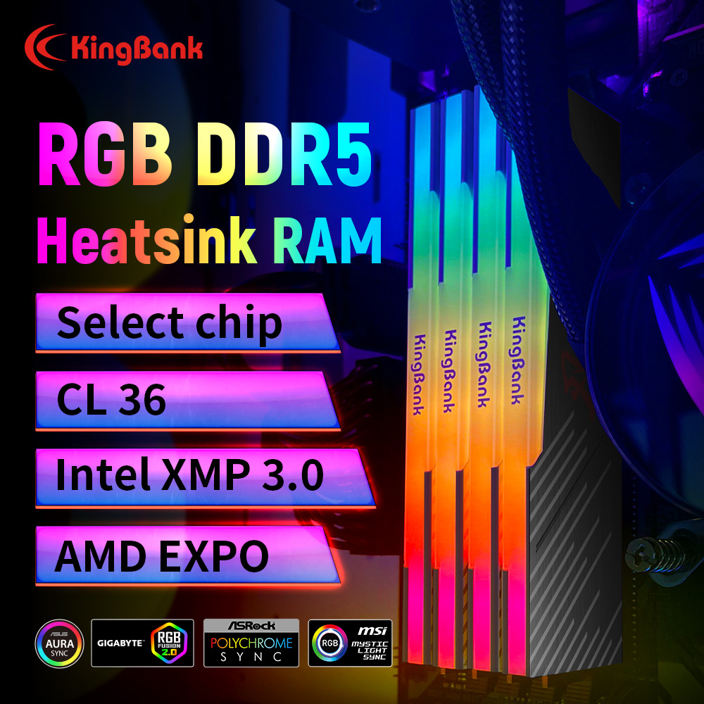 KingBank KRRB DDR5 RGB 16GB /1 - Ddr5 4800Mhz review and price