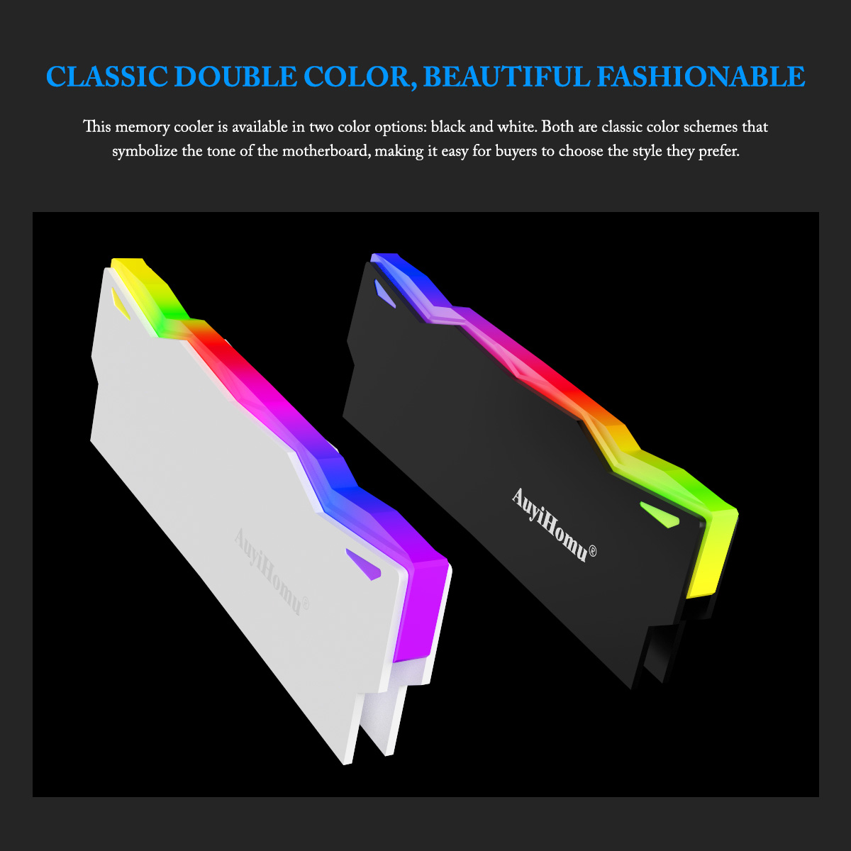 AuyiHomu RGB Heatsink, 5V 3Pin - Ddr5 Rgb Ram review and price
